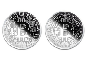 1 ozt Silver Bitcoin Round - Mirror Finish - CryptoMerchStore