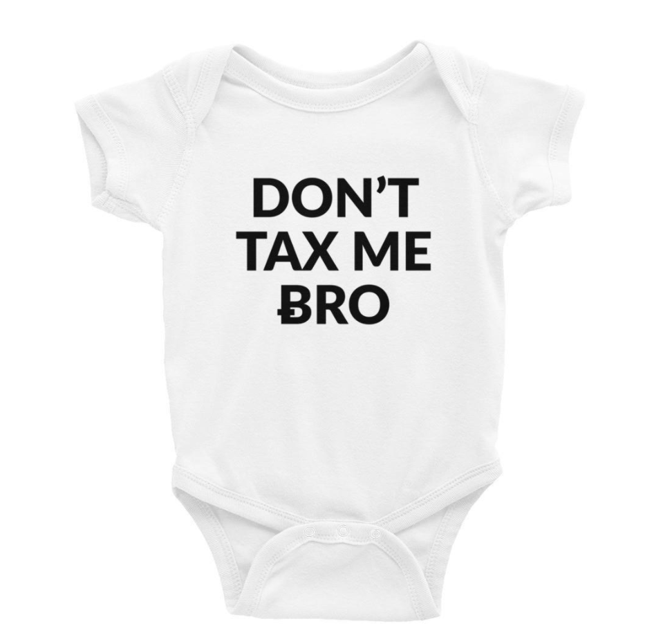No Tax Onsie - CryptoMerchStore